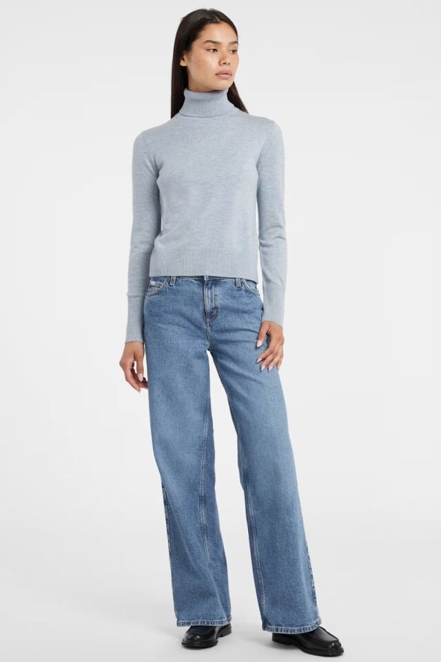 Guess Yün Karışımlı Kazak Açık Mavi