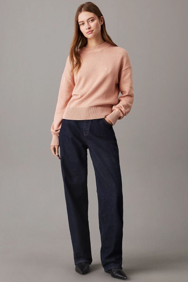 Calvin Klein Pamuklu Monogram Pembe