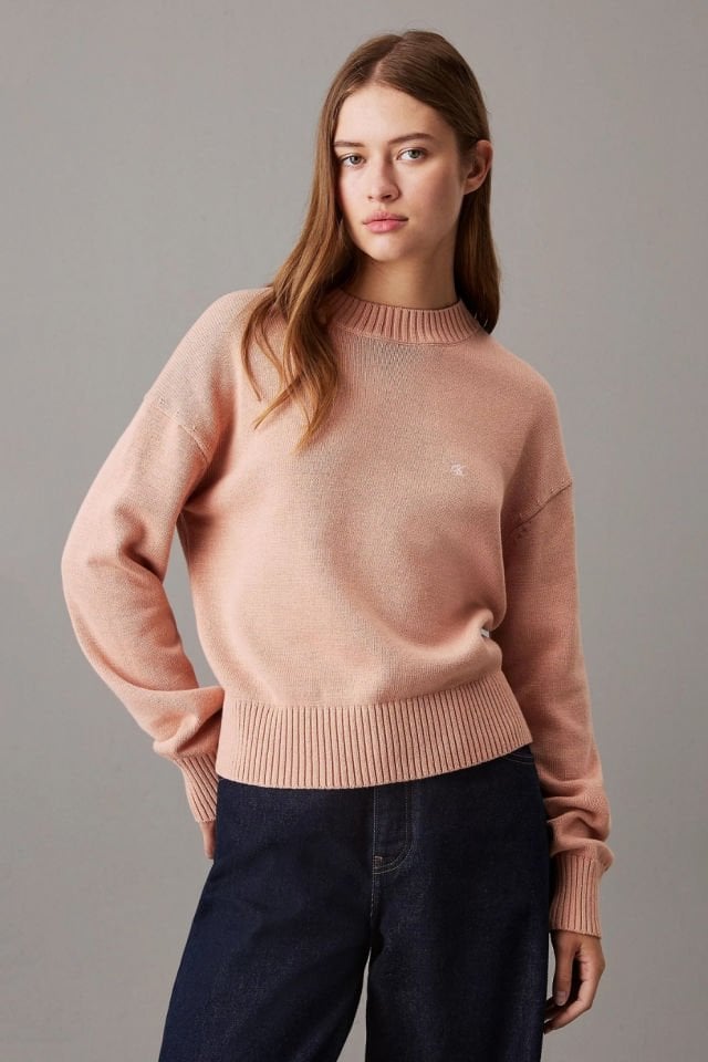 Calvin Klein Pamuklu Monogram Pembe