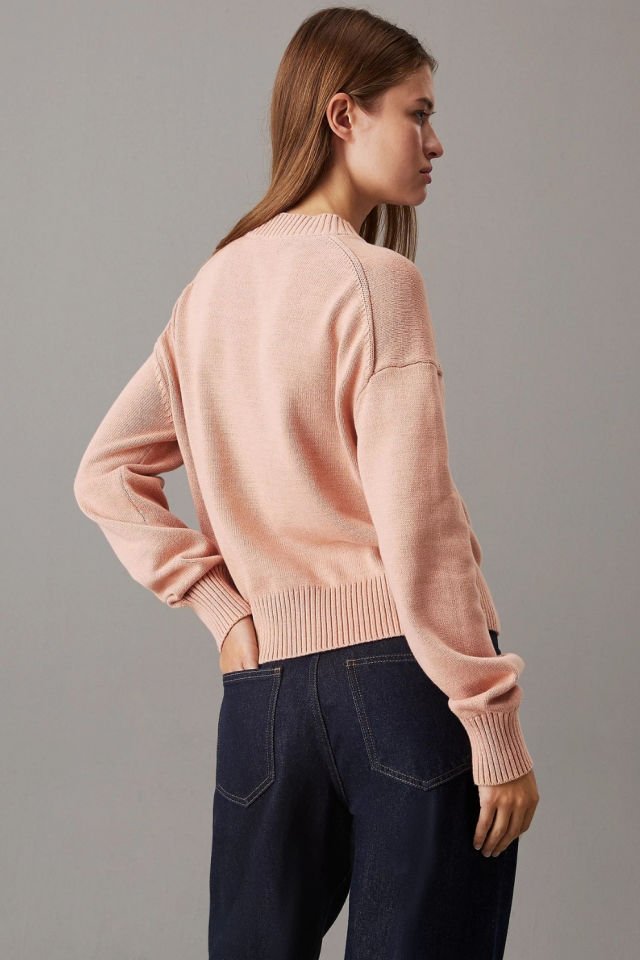 Calvin Klein Pamuklu Monogram Pembe
