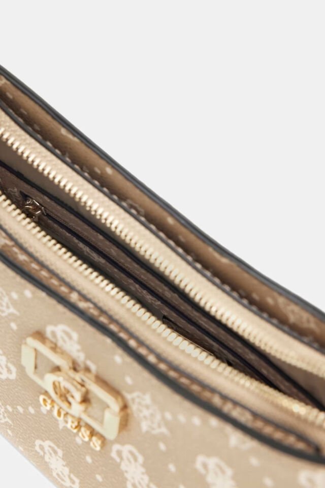 Guess  Emelie Logo Omuz Çantası Bej
