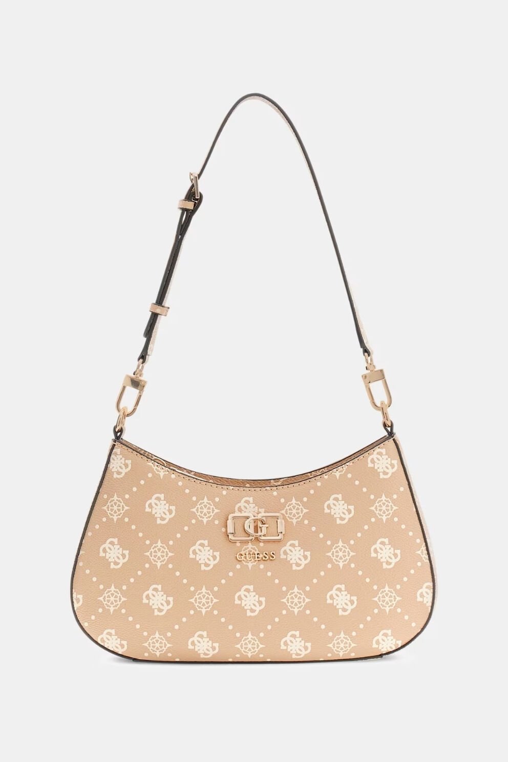 Guess  Emelie Logo Omuz Çantası Bej