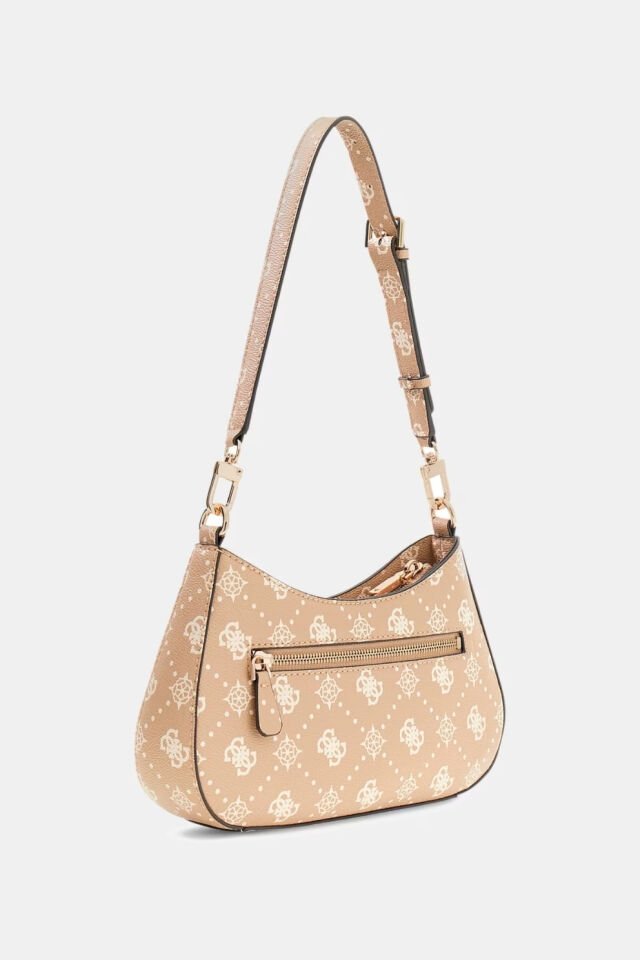 Guess  Emelie Logo Omuz Çantası Bej