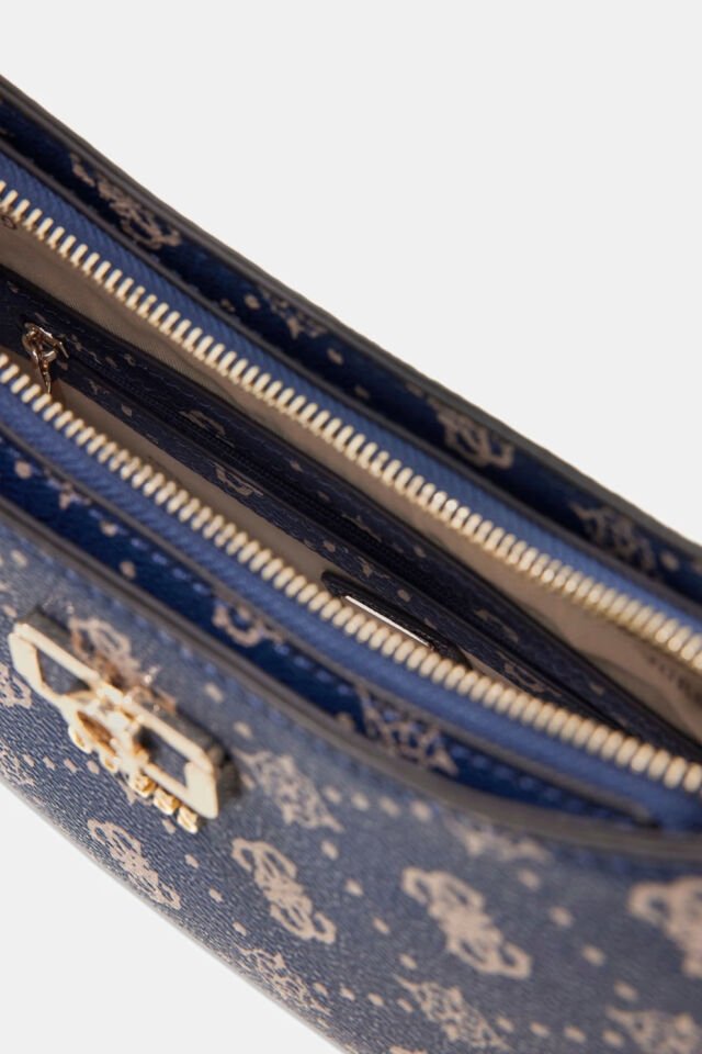 Guess  Emelie Logo Omuz Çantası Mavi