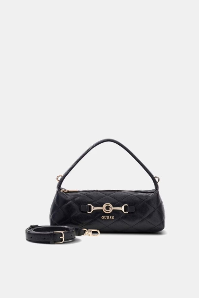 Guess Frances Mini Çapraz Askılı Çanta Siyah