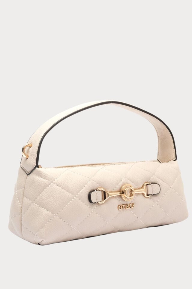 Guess Frances Mini Çapraz Askılı Çanta Krem