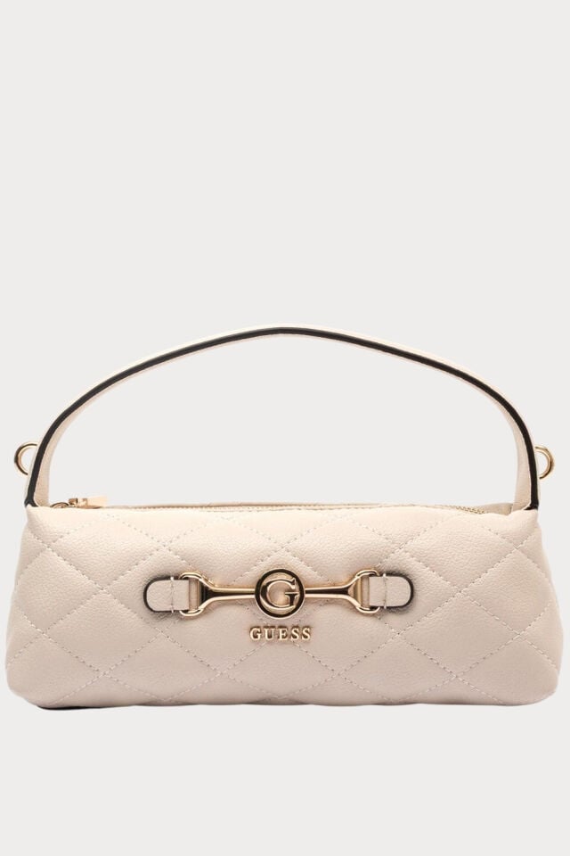 Guess Frances Mini Çapraz Askılı Çanta Krem