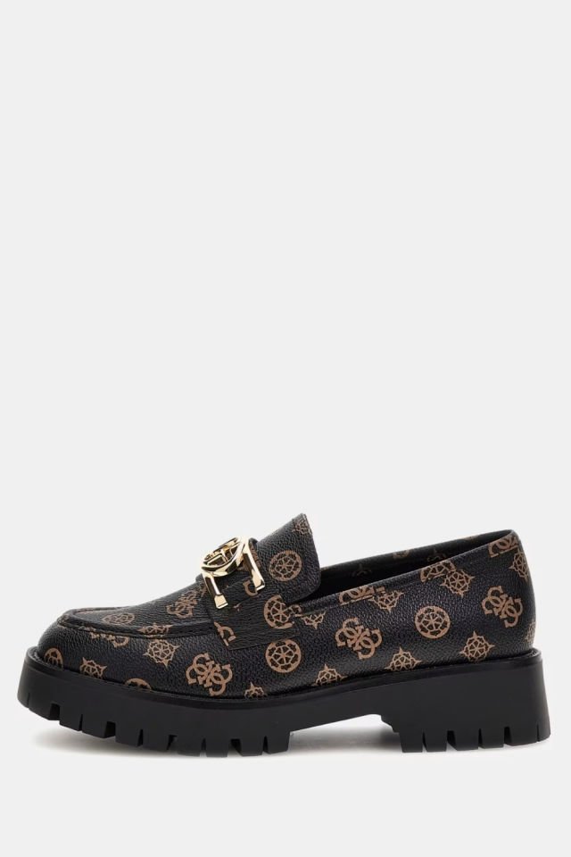 Guess Ilary 4g Logolu Mokasen Siyah