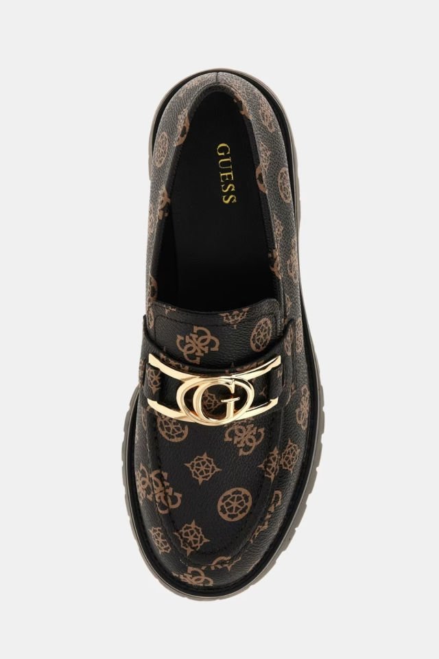 Guess Ilary 4g Logolu Mokasen Siyah
