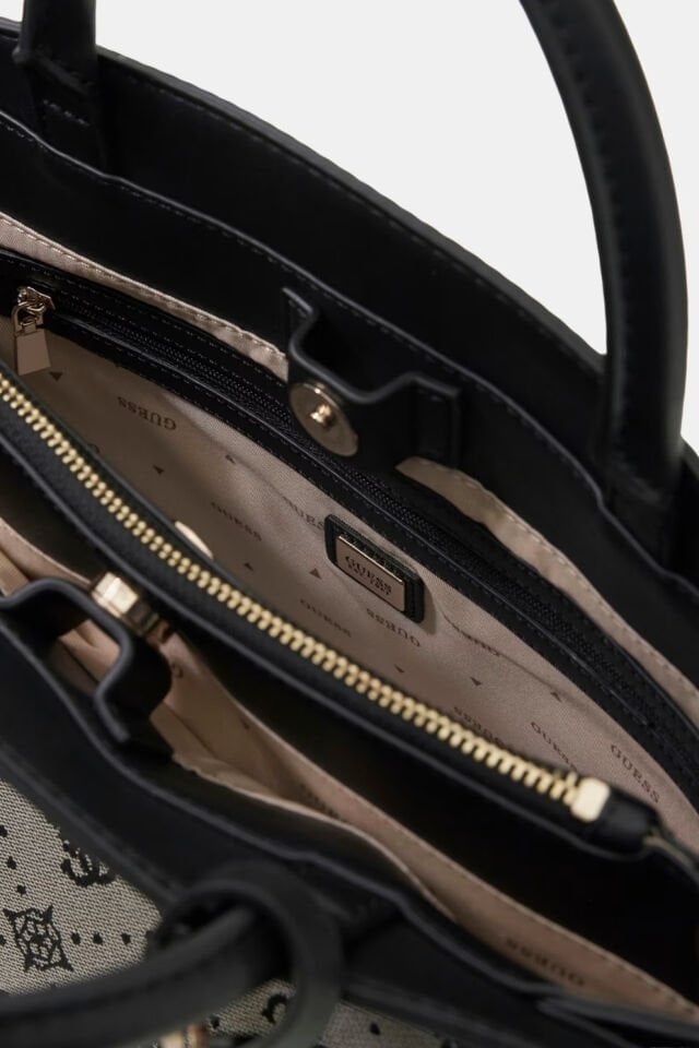 Guess Melinda Logo El Çantası Siyah