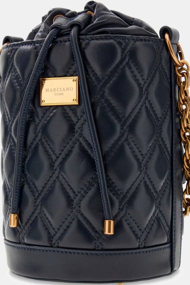 Guess Marciano Mini Bucket Çanta Siyah