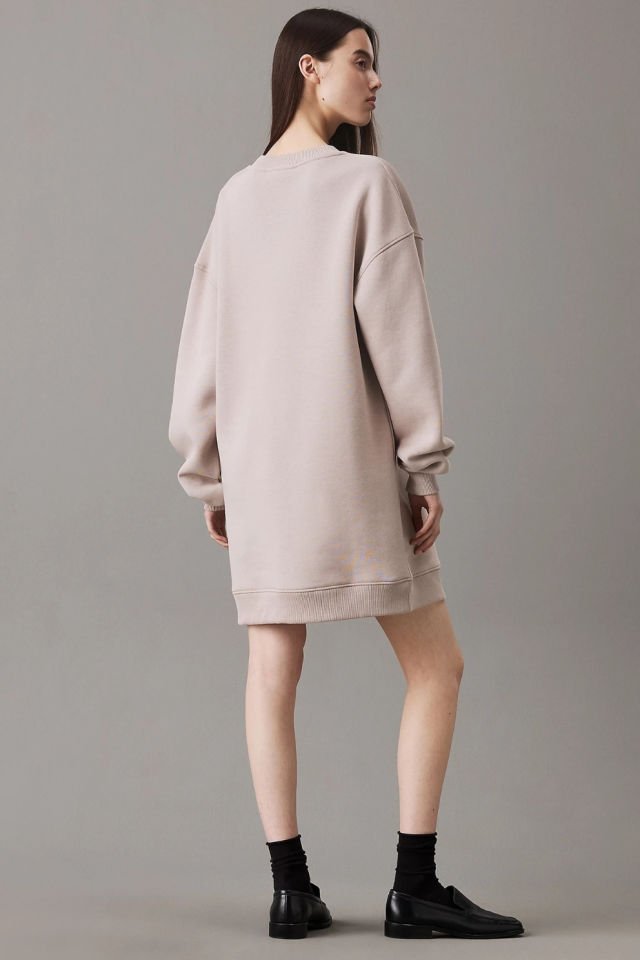Calvin Klein Rahat Monogram Sweatshirt Elbise