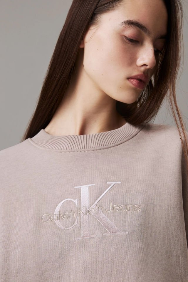 Calvin Klein Rahat Monogram Sweatshirt Elbise