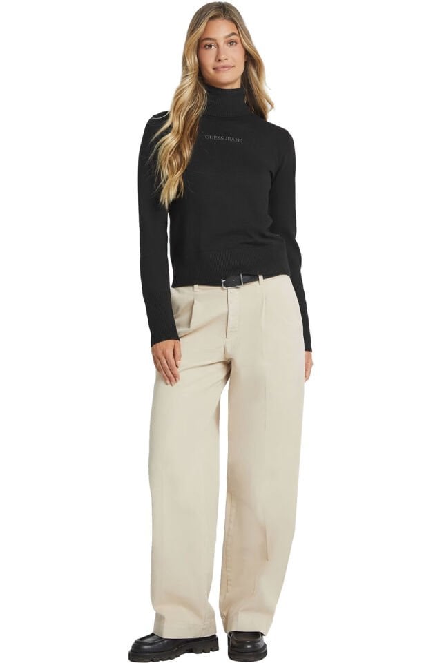 Guess Yün Karışımlı Kazak Siyah