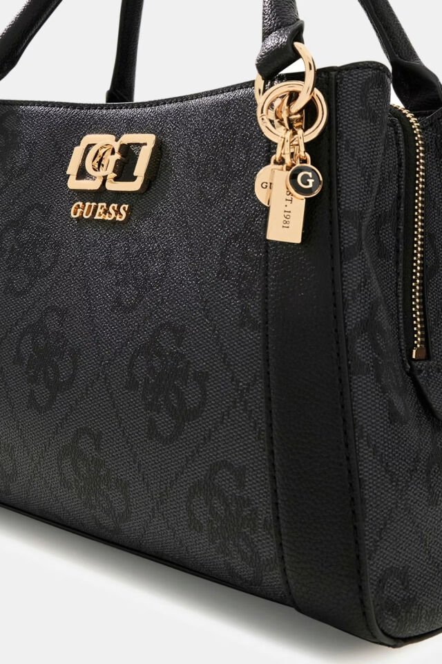 Guess Karnilla Logo El Çantası Siyah