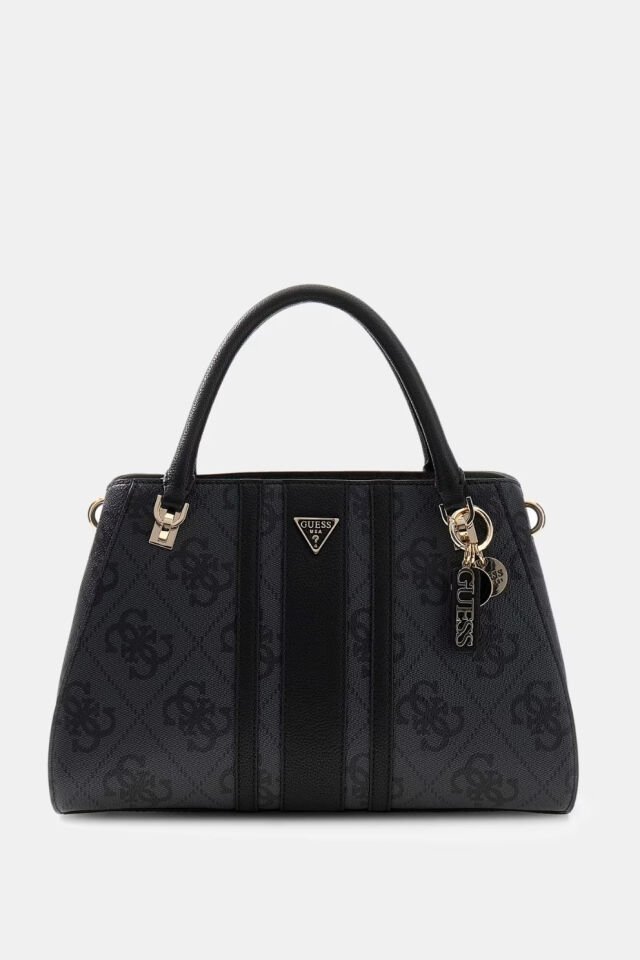 Guess Noelle Logolu El Çantası Siyah