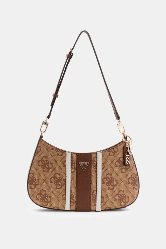 Guess Noelle Omuz Çantası Kahve