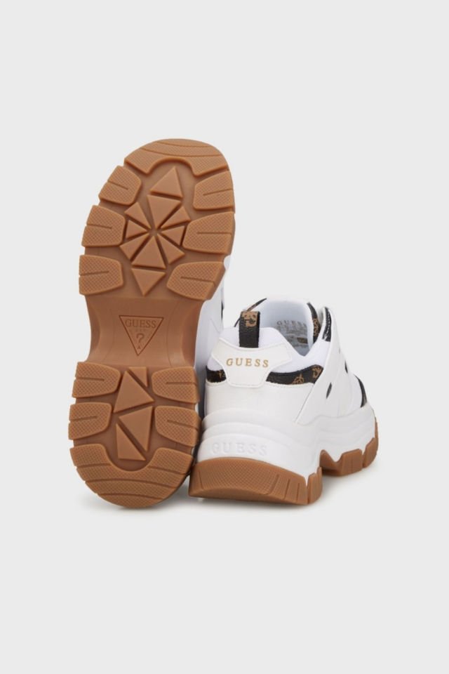 Guess Brayjen 4G ve Peony Logolu Sneaker Beyaz