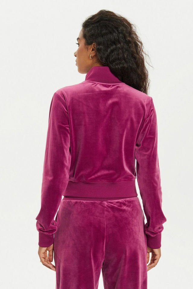 Guess Kadife Sweatshirt Pembe