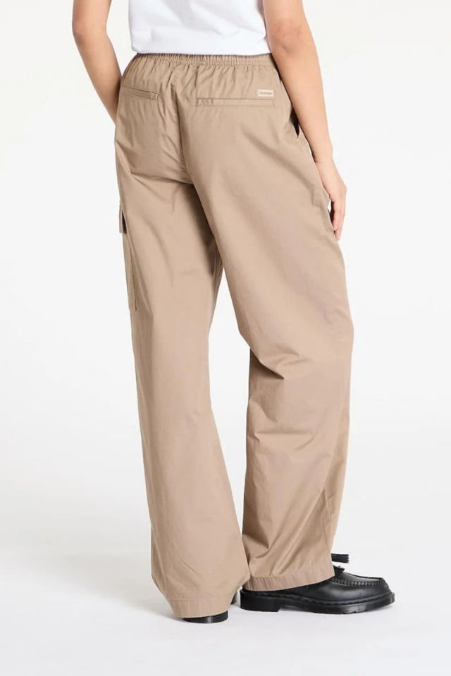 Calvin Klein Kadın Cotton Kargo Pantolon Vizon