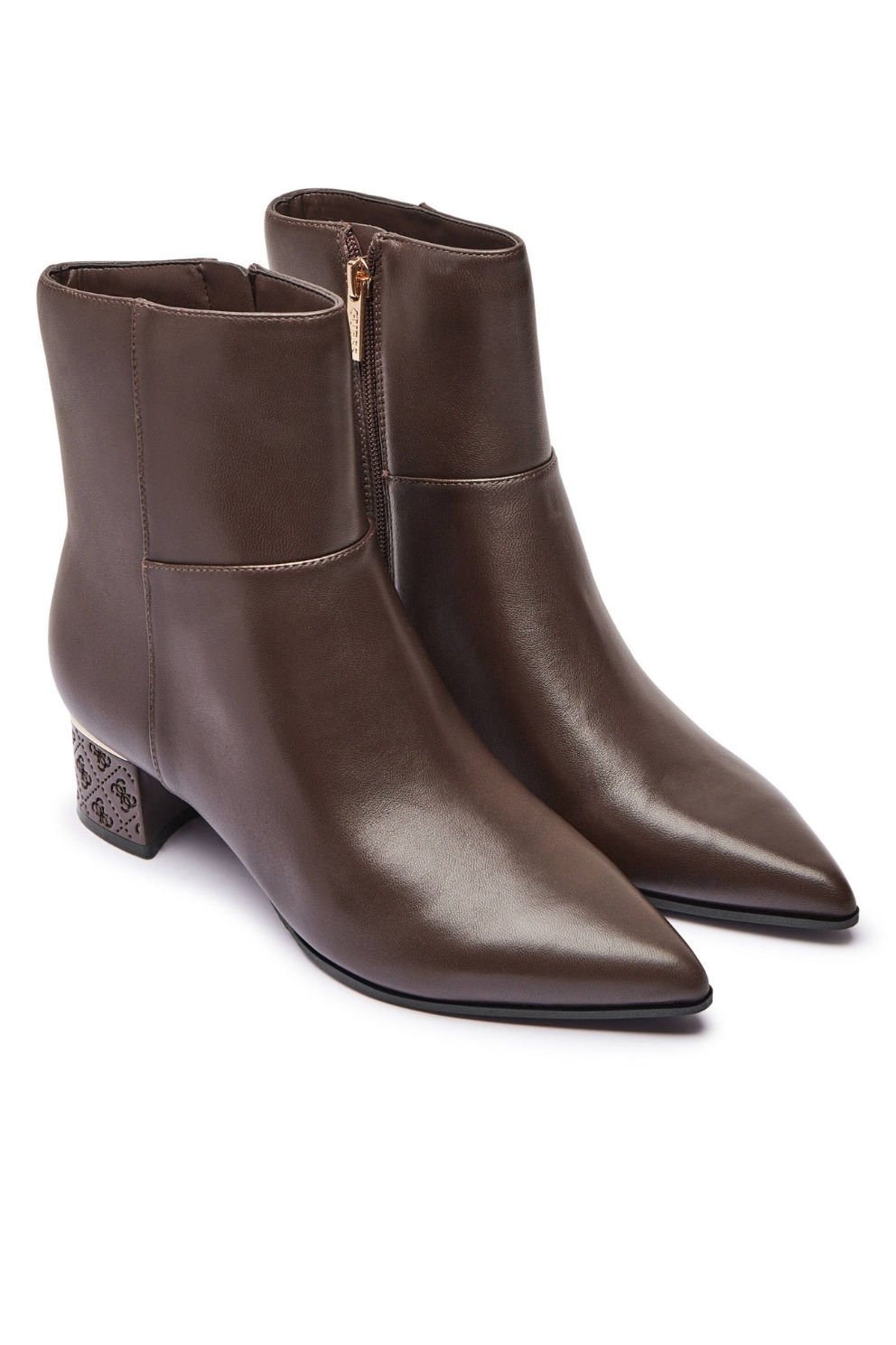 Guess Lukkie Hakiki Deri Bot Kahverengi