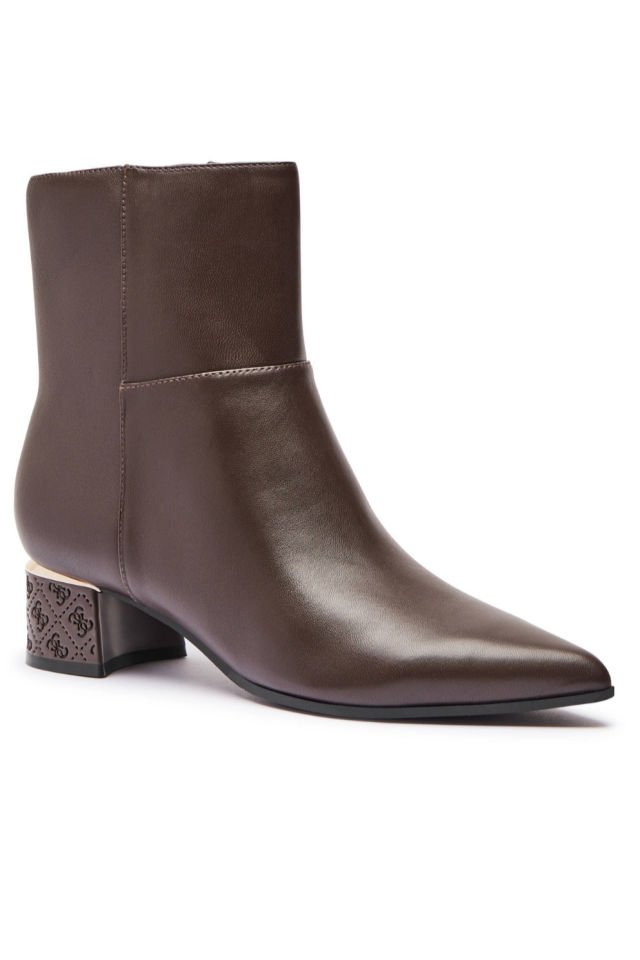 Guess Lukkie Hakiki Deri Bot Kahverengi