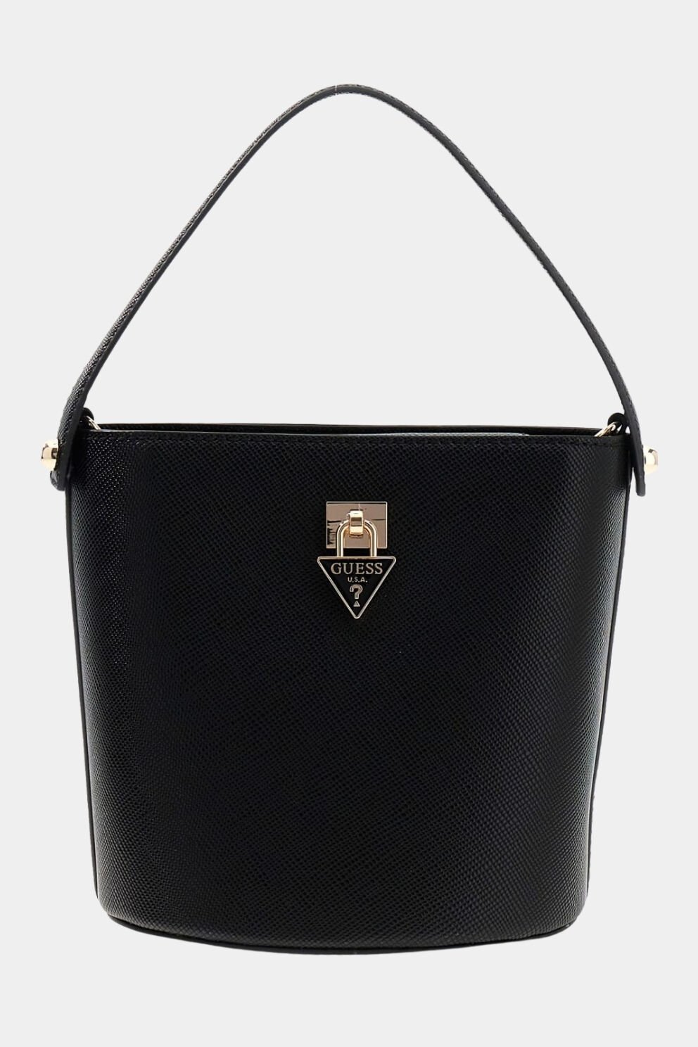 Guess Patsie Üstten Saplı Kova Çanta Siyah