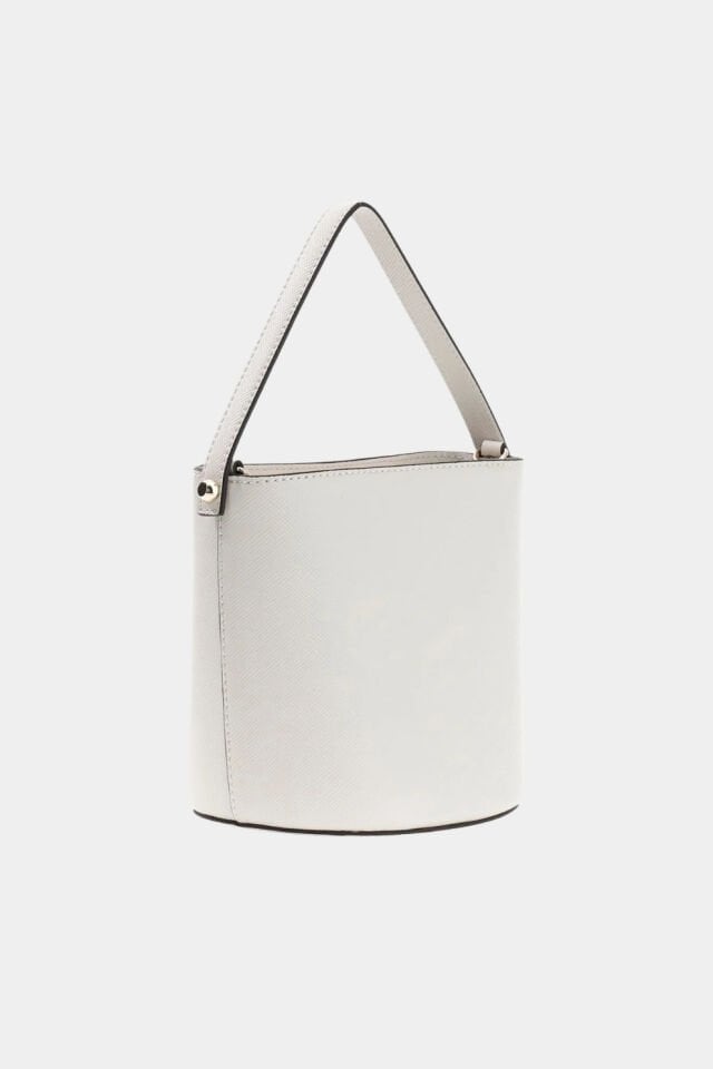 Guess Patsie Üstten Saplı Kova Çanta Beyaz