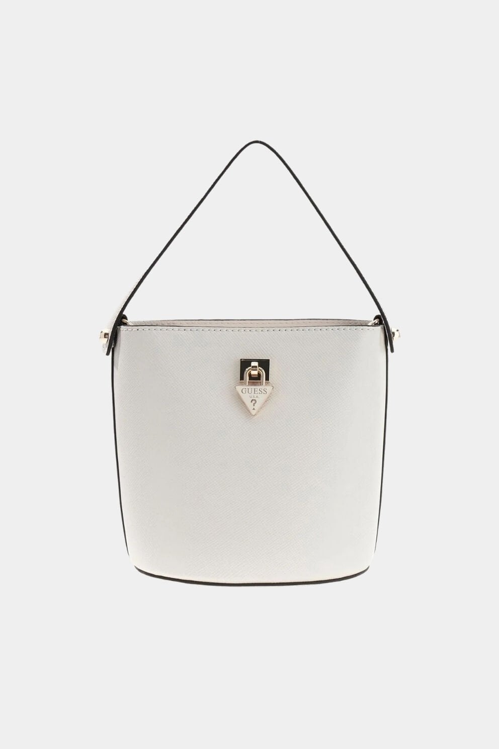 Guess Patsie Üstten Saplı Kova Çanta Beyaz