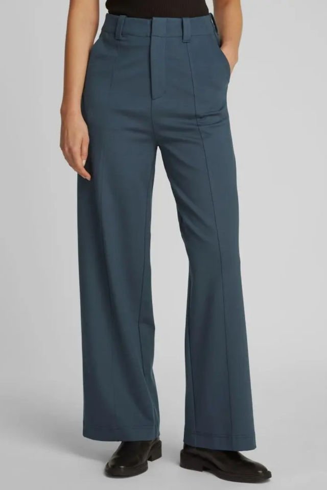 Calvin Klein Milano Kumaştan Düz Uzunlukta Pantolon Mavi