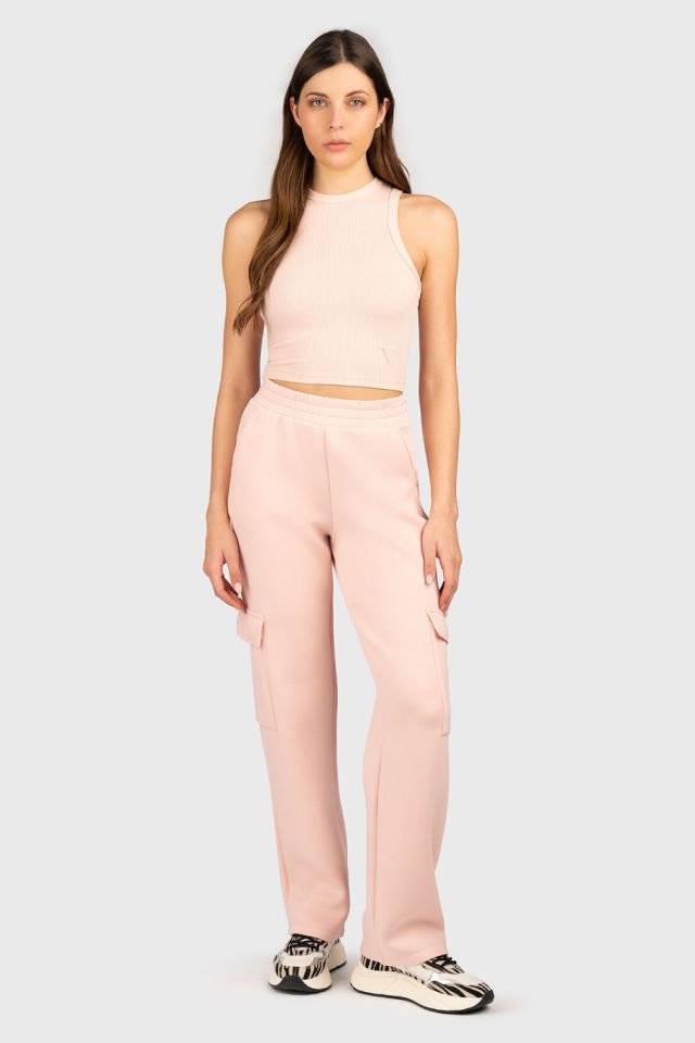 Guess Scuba Kargo Pantolon Pembe