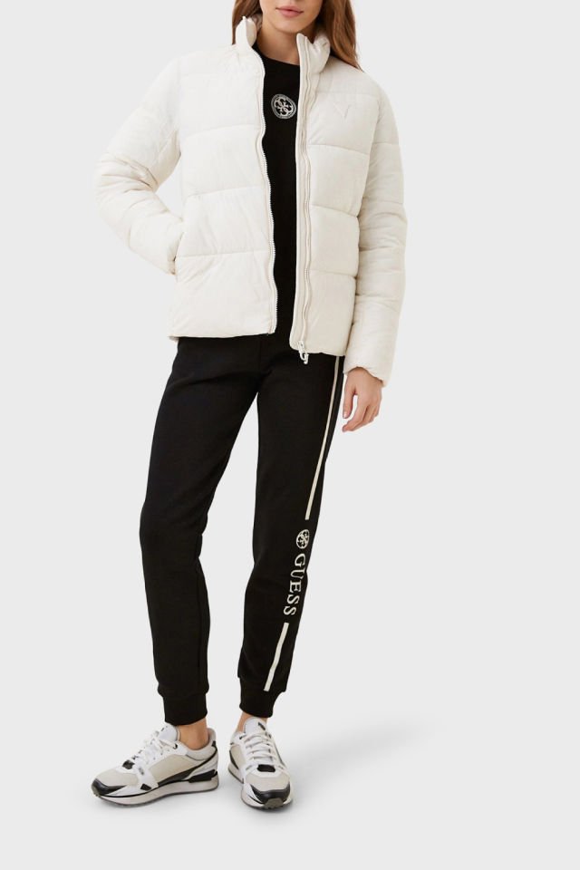Guess Light Puffer Kadın Mont Beyaz