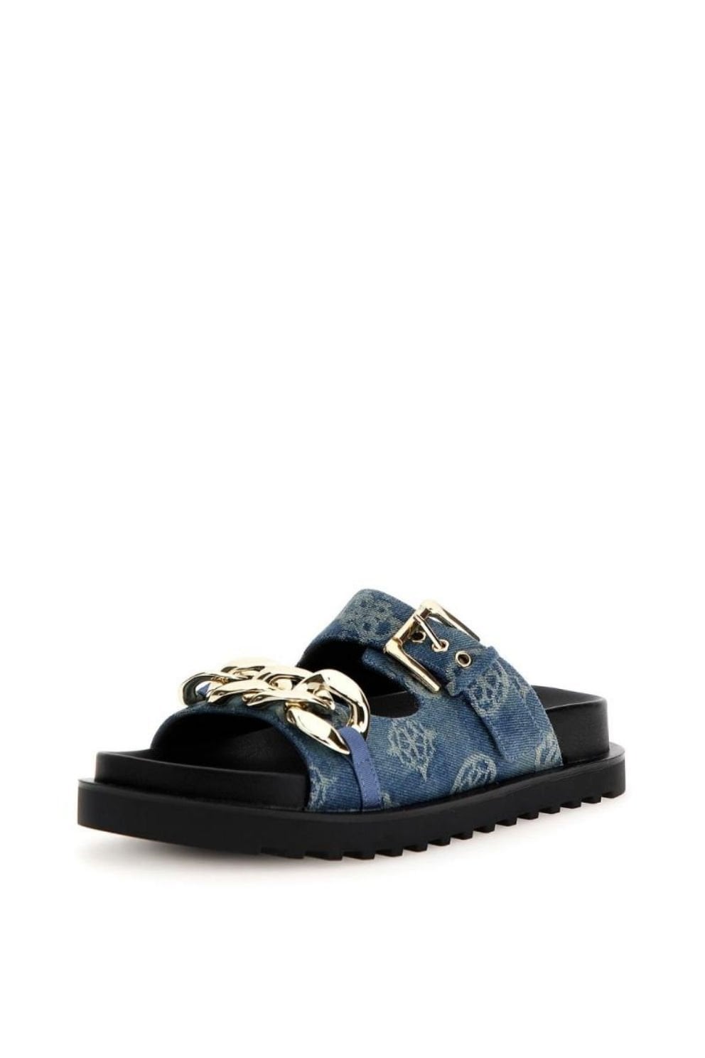 Guess Fatema 4G logolu terlik Mavi