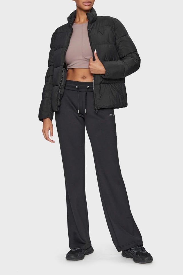 Guess Light Puffer Kadın Mont Siyah