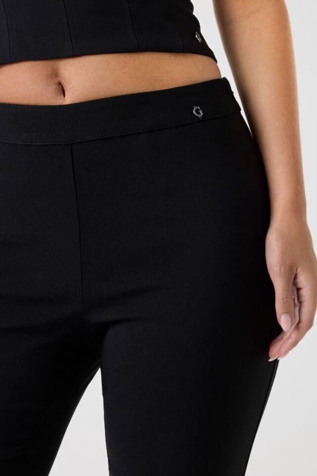 Guess Slim Fit Normal Bel Pantolon Siyah