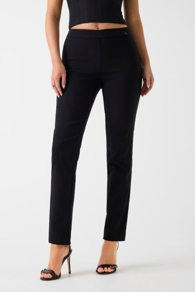 Guess Slim Fit Normal Bel Pantolon Siyah