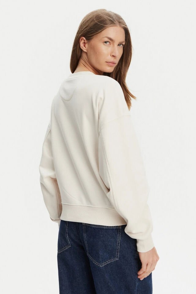 Guess Sweatshirt 4G Logolu Beyaz
