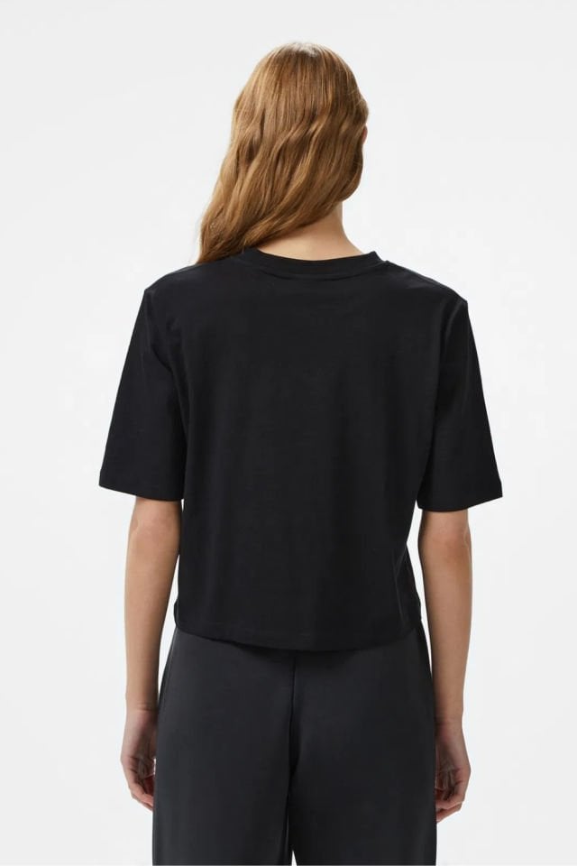 Guess Cotton T-shirt With Logo Siyah