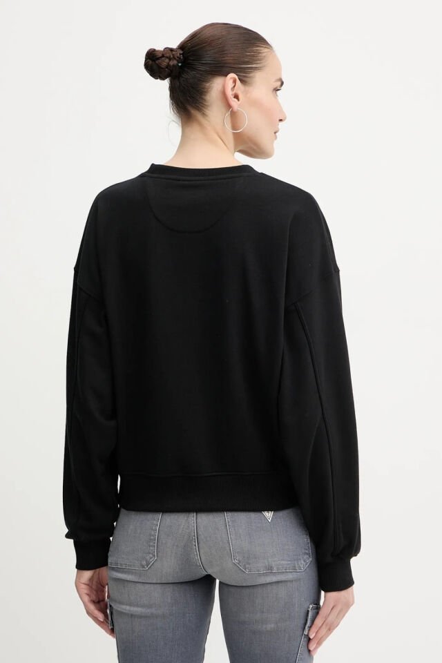 Guess Sweatshirt 4G Logolu Siyah