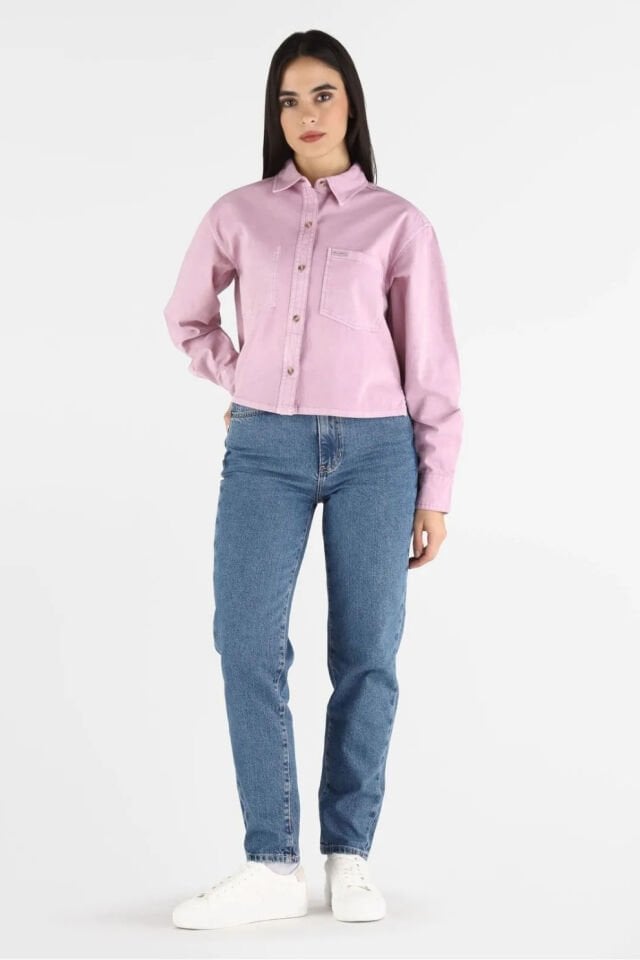 Guess Kot Gömlek Pembe