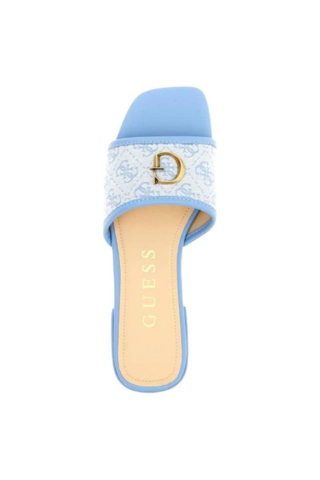Guess Ten Kadın Terlik Mavi