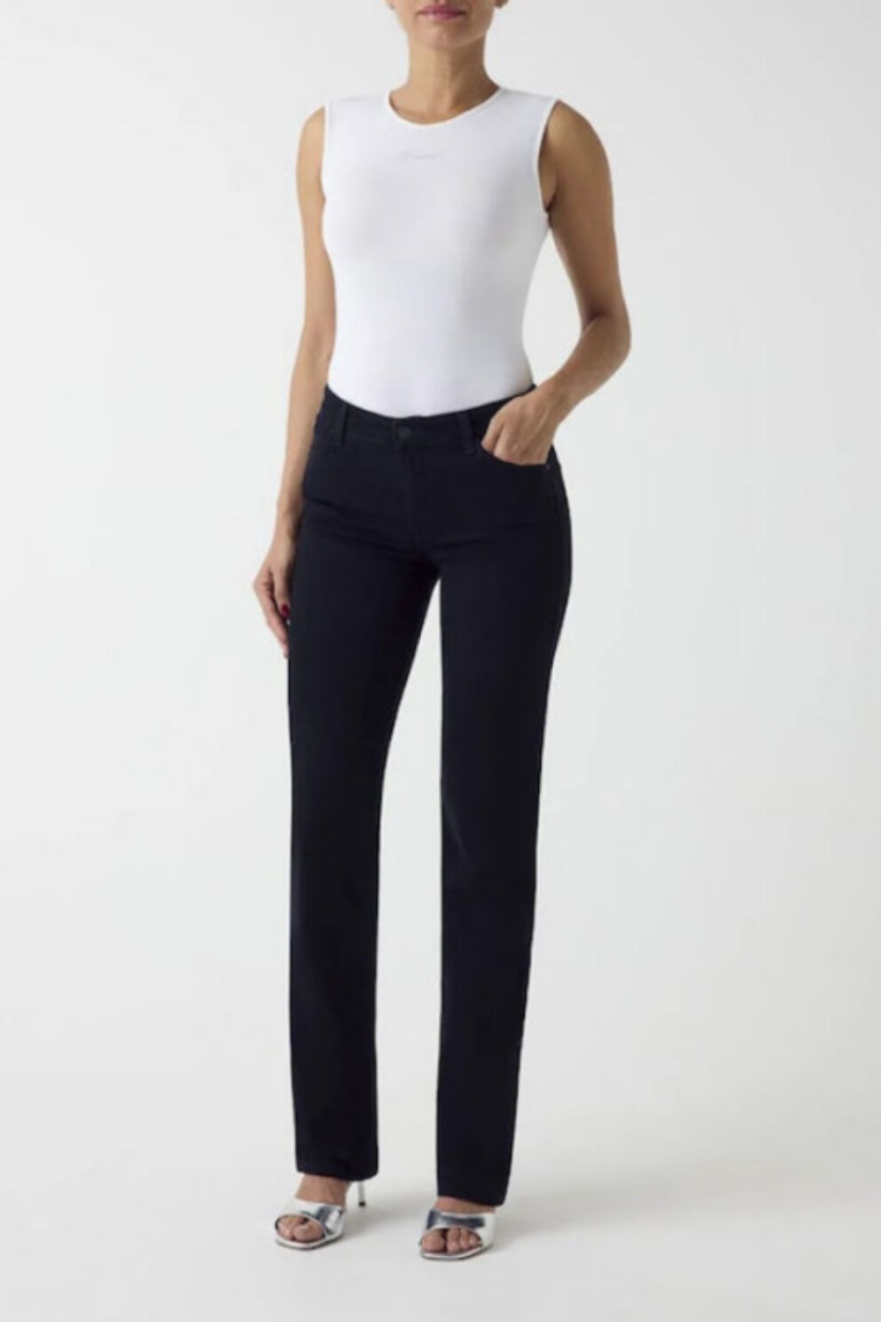 Guess  Loglu  Kot Pantolon Siyah