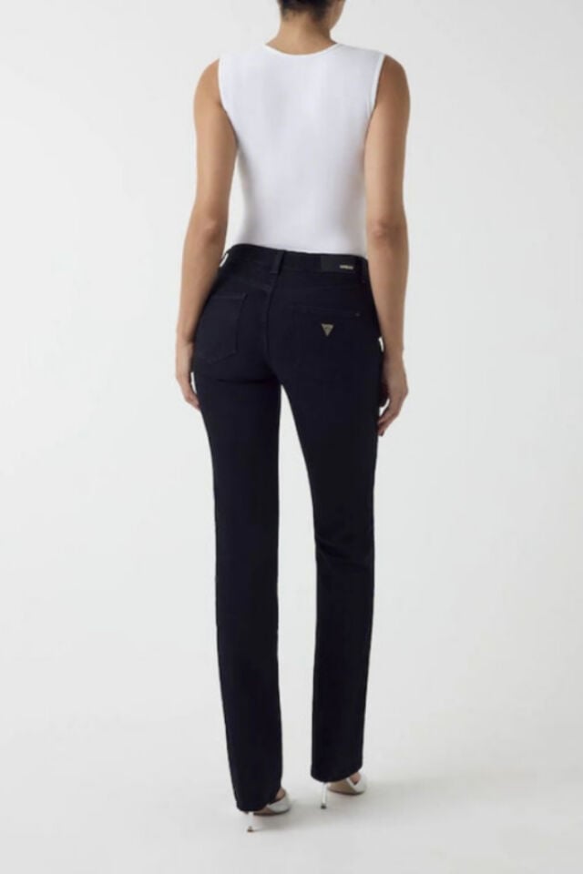 Guess  Loglu  Kot Pantolon Siyah