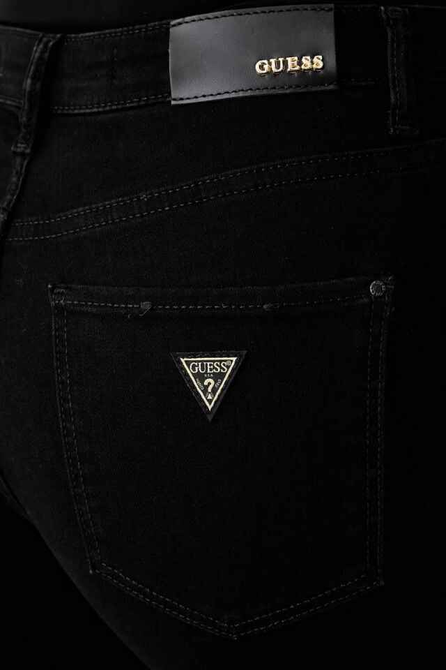 Guess  Loglu  Kot Pantolon Siyah
