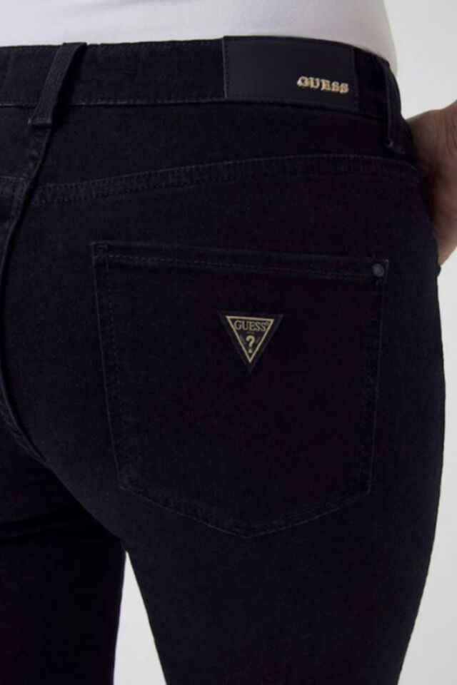 Guess  Loglu  Kot Pantolon Siyah