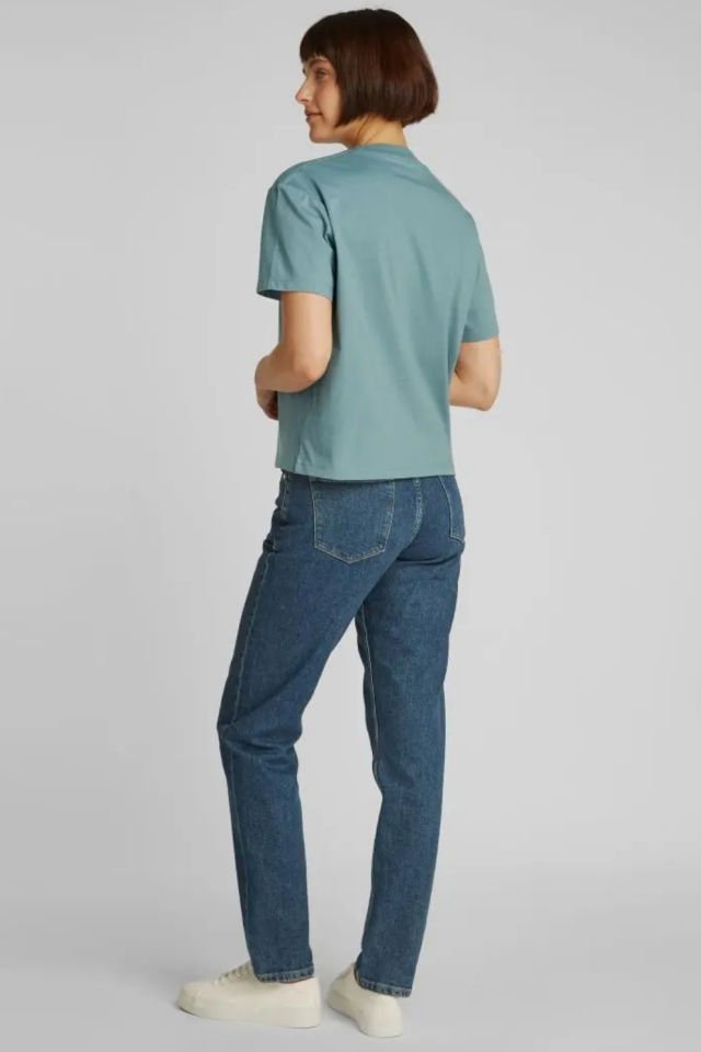 Calvin Klein Yazılı Tişört Mavi