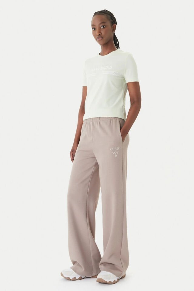 Guess Tişört Yeşil Normal Kesim Mint Yeşili