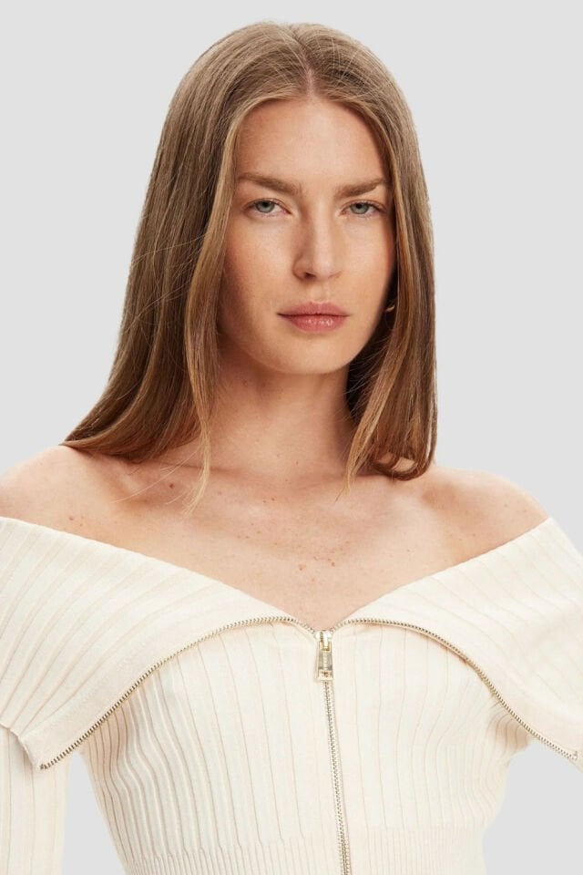 Guess Kadın Beyaz Hırka