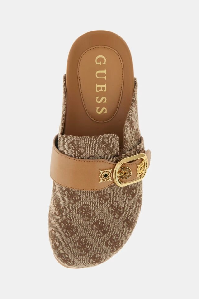 Guess Galavanta 4G Logo Sabot Bej