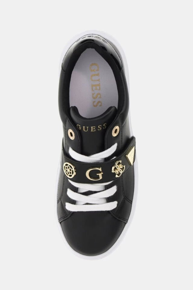 Guess Drift 4G ve Peony Logolu Sneaker Siyah